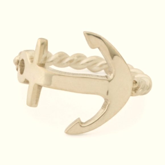 Seed & Sage Genuine Sterling Silver Anchor Ring - Size 9 - Picture 10 of 10